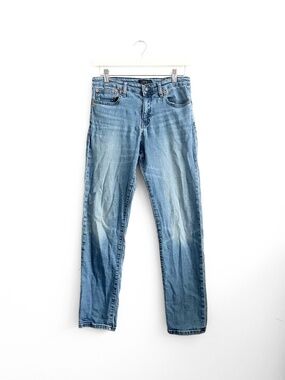 Ralph Lauren POLO Kids Denim Jeans Stone Wash Blue Straight Classic Fit Boys 16